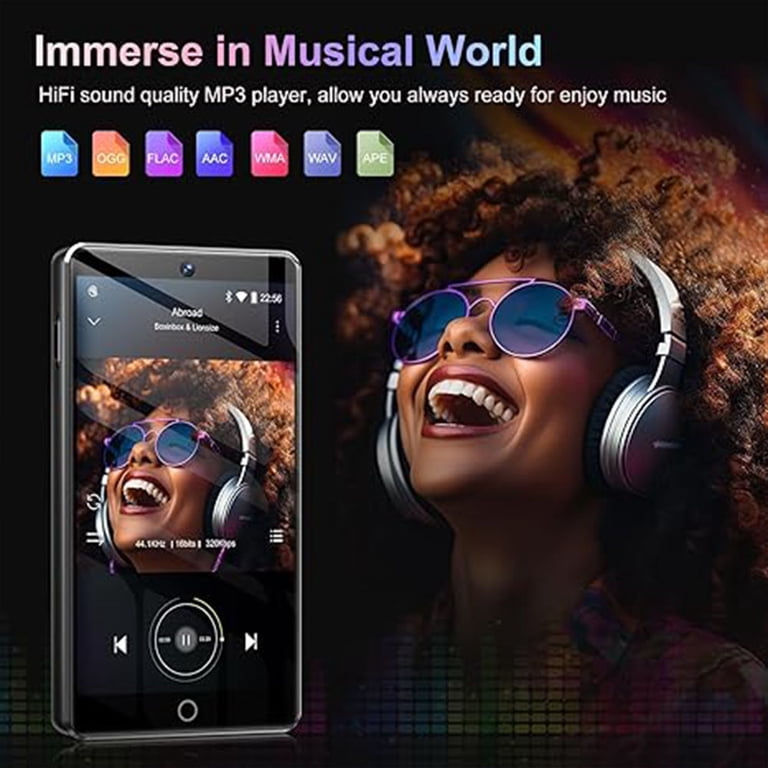 Fanvace 80GB MP3 Player with Bluetooth WiFi 4-Inch Touch Screen