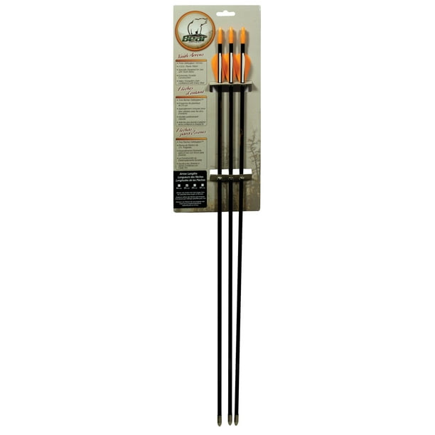 Bear Archery Youth Safetyglass Arrows (24 of Each Size)