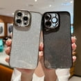 thumbnail image 2 of Compatible with iPhone 14 Pro Max Case Glitter Sparkly Luxury Plating Bumper Transparent Cover Camera Lens Protection Shockproof Case for iPhone 14 Pro Max 5G (6.7 inch) (Black), 2 of 10