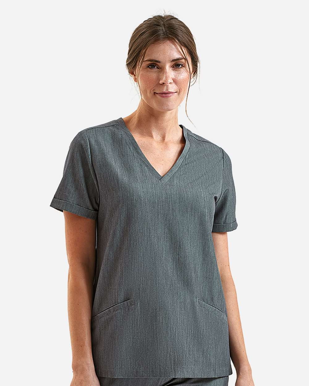 Koi Lite Women's Philosophy 316 Side Zipper Scrub Top-Black-2XL