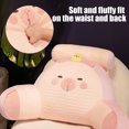 thumbnail image 2 of Cute Capy Reading Pillow Bed Rest Pillow Bed Wedge Backrest with Arms Back Support for Reading, Capybara Back Pillow for Sitting Up in Bed, Latex Bed Rest Pillow with Headrest & Arms, 2 of 5