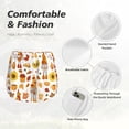 thumbnail image 6 of Lsque Gnomes Autumn Harvest Printed Women's Running Shorts with Liner Pockets,Elastic Quick Dry Workout Athletic Gym Yoga Shorts,Womens High Waist Shorts-Medium, 6 of 9