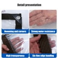 thumbnail image 6 of Meitianfacai Clear Waterproof Tarp with Reinforced Edges, Heavy Duty Rain Cover for Outdoor Furniture and Equipment, 6 of 9