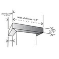 thumbnail image 3 of ZLINE Crown Molding #1 for Wall Range Hood (CM1-455/476/477/667/697), 3 of 8