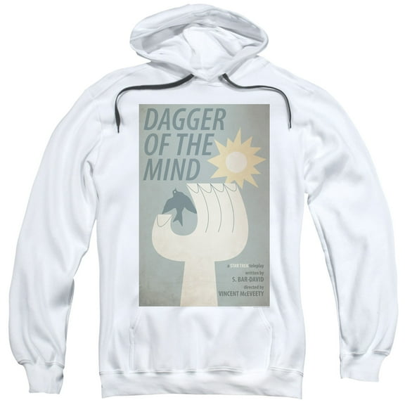 Star Trek Tos Episode 9 Adult Pullover Hoodie Sweatshirt White