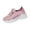 Pink, variant on XIMIN Women's Slip On Sneakers Lace Up Breathable Mesh Running Shoes Supportive Walking Trainers Lightweight Fitness Footwear Athletic Casual Fashion Sneakers