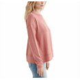 thumbnail image 2 of Lucky Brand Womens Long Sleeves Cozy Crewneck Sweatshirt,Canyon Rose,Large, 2 of 2
