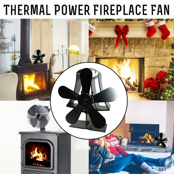 Heat Powered Stove Top Fan Stove for wood log burner fireplace-Eco