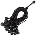 thumbnail image 2 of Paracord Planet Ball Bungees for Tie Downs, Tarp Straps, Cords, and More - Black - Multiple Lengths and Pack Sizes Available, 2 of 4