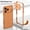 Orange, variant on iPhone 17 Series Metal Casing - Ultra-Thin Aluminum Alloy Back Frame, Lightweight Heat-Dissipating Protective Accessory for iPhone 17 Pro Max Cellphone, Handheld Devices