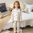 thumbnail image 2 of TOWED22 Toddler Pajamas Boys Girls Pyjamas 2pcs Long Sleeves Pjs Sets for Kids Fall Winter Sleepwears 3 6 9 12 18 24 Months 2 3 4 5 6 7 8 9 Years(Blue,12-18 M), 2 of 7