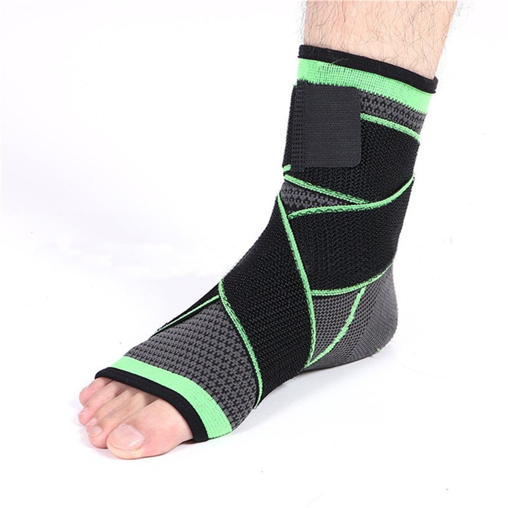 Ankle Support Compression Foot Brace Strap Sport injury sprain Tendon