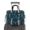 thumbnail image 2 of FORMRS 16" Laptop Bag Carrying Sleeve Case with Handle Travel Shoulder Briefcase, Green Jellyfish Pattern, 2 of 8