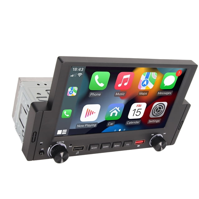 Reproductor Multimedia Para Coche ANGGREK Reproductor de radio para coche Control del volante
