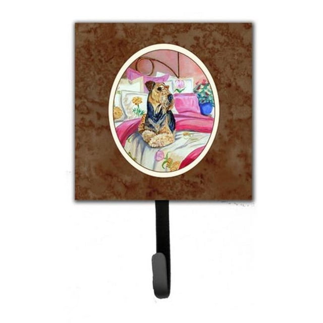 Carolines Treasures 7006SH4 Airedale Waiting on Mom Leash or Key Holder