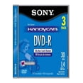 thumbnail image 1 of DVD-R Sony de 8 cm y 1,4 GB con Hangtab (paquete de 3), 1 of 1