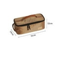 thumbnail image 7 of Camping Travel Cooking Utensils Organizer Travel Bag with Net Pockets,Portable Pouch for BBQ Camp Cookware Kitchen Kit empty box (green), 7 of 7