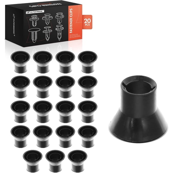 A-Premium 20 PCS Body Mount Cushion Sleeve Car Retainer Fastener Push Pin Clips Compatible with Chevy Silverado 1500 Tahoe Suburban 1500 2500 Suburban 3500 HD Avalanche GMC Sierra 1500 Yukon Cadillac