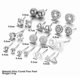 thumbnail image 1 of Earring Set 12 Pairs of Zircon Crystal Pearl Mixed Earring for Women and Girls, 1 of 4