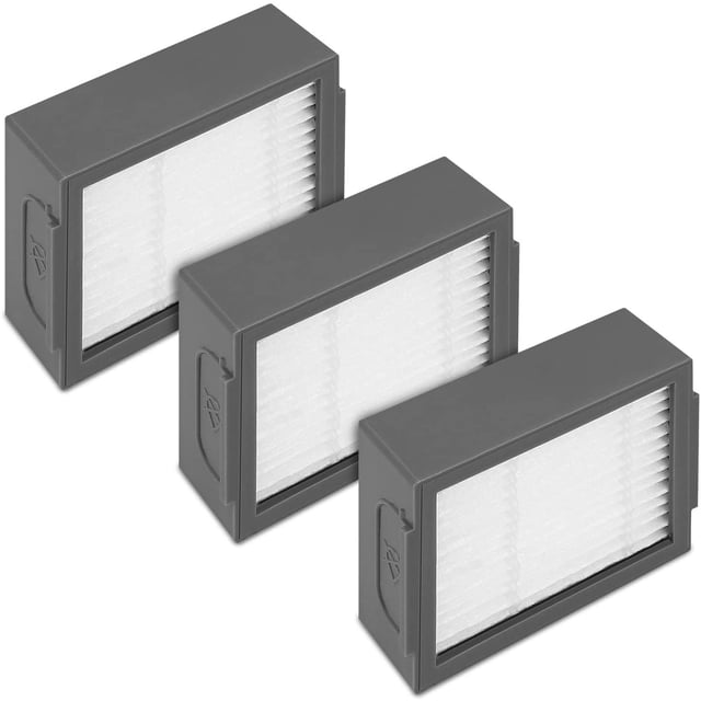 Juego de filtros para iRobot Roomba e/i Series - Filtro de repuesto 3X Filtro de alto rendimiento - Accesorio de aspiradora para modelos e5 i7 i7+ Vhermosa