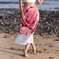 thumbnail image 6 of Rose Stunning Chiffon Women's Summer Beach Dresses with Polyester Straps, 6 of 6
