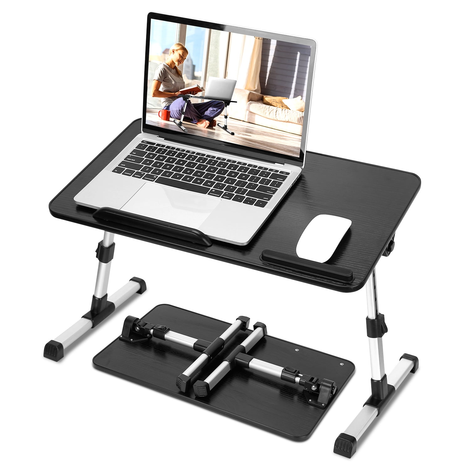 iMounTEK Foldable Laptop Stand Height Angle Adjust Notebook Bed Desk