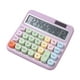 thumbnail image 5 of Calculadora de escritorio, papelería escolar, calculadora estética portátil, calculadora de oficina, calculadora mecánica para jardín de infantes Púrpura, 5 of 9
