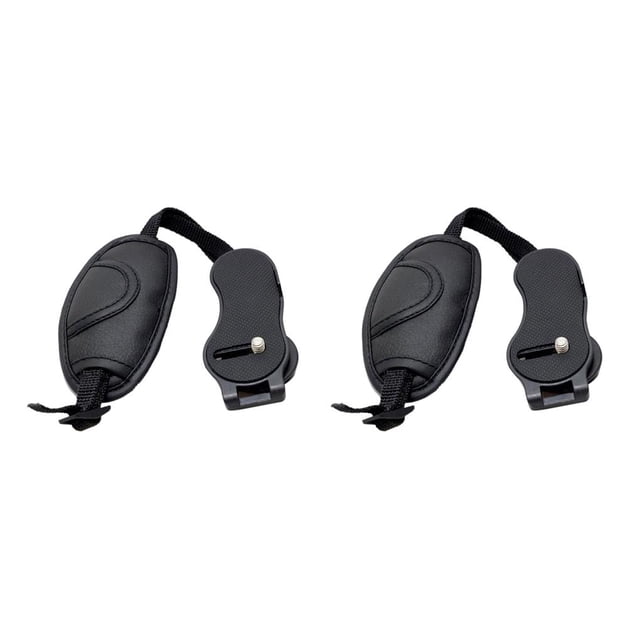 Seitruly Correa de muñeca con empuñadura de cuero para cámaras DSLR adecuada para (negro) Type1 NO1