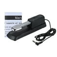 thumbnail image 2 of Universal Piano Sustain Pedal Keyboard Foot Damper Pedal with 6.35mm Plug for Casio Yamaha Roland, 2 of 8