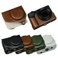 thumbnail image 2 of Leather case for PowerShot black, white, brown Lot J5, 2 of 6