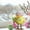 B, variant on Easter Couple Lighted Yellow Chick Hooded Home Decorations, Chick Tabletop Decor, Easter Decorations