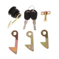 thumbnail image 4 of Cerradura maletero motocicleta con llaves, placa cerraduras, ganchos reemplazables para reparación, cerraduras caja trasera para, 4 of 8