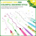 thumbnail image 2 of JYPS Fruit Scented Markers Set 57Pcs with Glitter Dinosaur Pencil Case & Stationery, Art Supplies, Art Coloring Kits Box,Gifts Toy,Gel Pen,Pencil&Crayon Drawing Stuff, 2 of 6