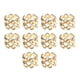 thumbnail image 1 of Anillos de pelo trenzado Sunnimix Oro 10 piezas, 1 of 8