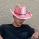 thumbnail image 5 of Adornos navideños, adornos para árbol de Navidad, regalos navideños con luces LED, sombrero de vaquero rojo, sombrero de vaquero occidental, sombrero rojo de Papá Noel con luces, perchero, 5 of 5