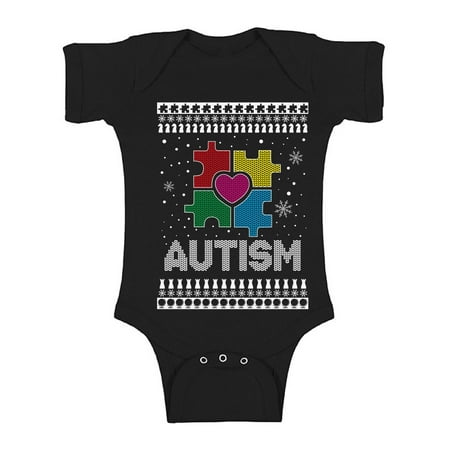 

Awkward Styles Ugly Christmas Baby Outfit Bodysuit Xmas Autism Romper