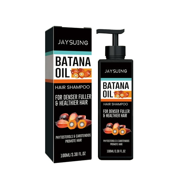 Jaysuing Batana Shampoo Cuidado de limpieza del cuero cabelludo Champú diario nutritivo suave para el cabello,1 piezas