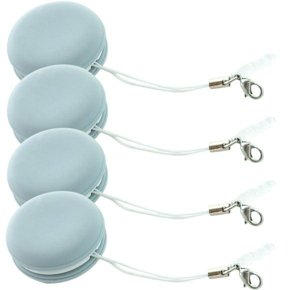 Mobutofu 4pcs Glass Cleaner Wipes for Eyeglasses Phone Screen Cleaner Sky Blue for Office Back to School
