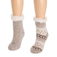 thumbnail image 3 of MUK LUKS Women's Chenille Eyelash Mix Cabin Sock (2 Pair Pack), 3 of 3