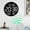 White, variant on pvdgvd Round Clock, Multi-function Remote Control Digital Electronic Clock with Color Screen, Silent for Living Room Wall & Home Decoration, USB Powered