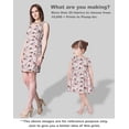 thumbnail image 5 of Soimoi Bird With Leaves Printed, Cotton Satin Spandex, Sewing Fabric by The Yard 54 Inch Wide, Decorative Fabric for Dresses and Home Accents, Pink Salmon, 5 of 5