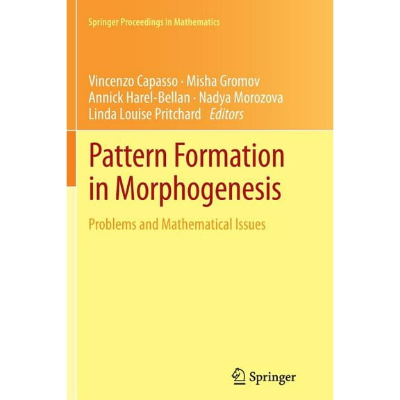 Springer Proceedings in Mathematics Pattern Formation in Morphogenesis: Problems and Mathematical Issues, Book 15, (Paperback)