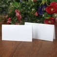 thumbnail image 2 of FOMIYES 25Pcs Wedding Table Cards White Blank Place Cards for Elegant Party Decoration, 2 of 8