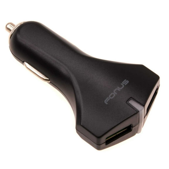 36W Fast Car Charger for TCL 30 XE 5G, 20 XE, V 5G, A30 (A3), 4X 5G - 2-Port USB Power Adapter DC Socket Quick Charge Compatible With TCL 30 XE 5G, 20 XE, V 5G, A30 (A3), 4X 5G