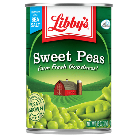 Libby's Kosher Sweet Green Peas, 15 Oz