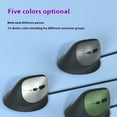 thumbnail image 6 of Vertical Mouse Ergonomic Optical Mice Adjustable 1600DPI 6 Button for Laptop, 6 of 12
