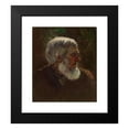 thumbnail image 2 of Torsten Wasastjerna 20x22 Black Modern Framed Museum Art Print Titled - Old Man in Profile (1895 - 1896), 2 of 5