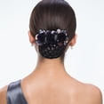 thumbnail image 4 of Cache-chignon pour Femmes Fleur Filet Pince à Cheveux Infirmières Filet pour Chignon Accessoire pour Cheveux pour Hôtesse de l'Air, 4 of 9