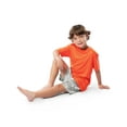thumbnail image 6 of Fruit of the Loom Boy's Getaway Loose Fit Short Sleeve Top, Pajama Sleep Pant & Short Set, 3-Piece, Sizes 4/5-14/16, 6 of 20