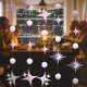 thumbnail image 4 of 4pcs Iridescent Streamer Garland Star Circle Dot Garland Party Hanging Decorations For Birthday Wedding New Year Parties 3 M, 4 of 4